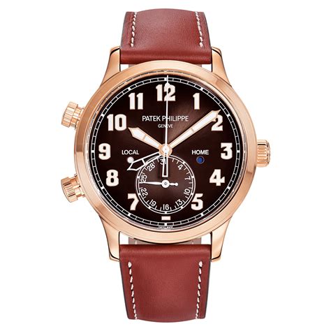 patek philippe calatrava pilot travel time 5524r-001|Patek Philippe Calatrava 5524.